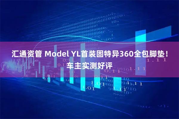 汇通资管 Model YL首装固特异360全包脚垫！车主实测好评