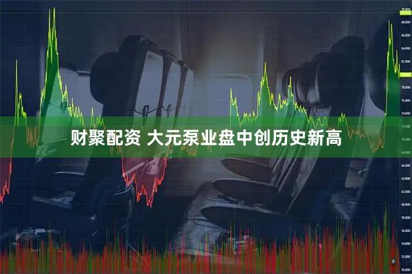财聚配资 大元泵业盘中创历史新高